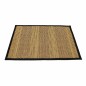 Stylish rattan placemat with black finish – 44 × 33 cm
