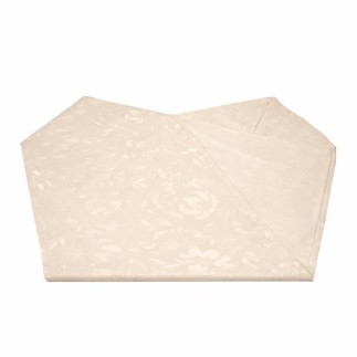 White plastic table runner – 136 × 36 cm