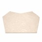 Plastic tafelloper wit – 136 × 36 cm