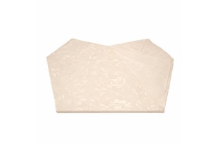 Chemin de table en plastique blanc – 136 × 36 cm