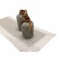 Chemin de Table Eva – Rectangulaire avec Finition Lin et Dentelle