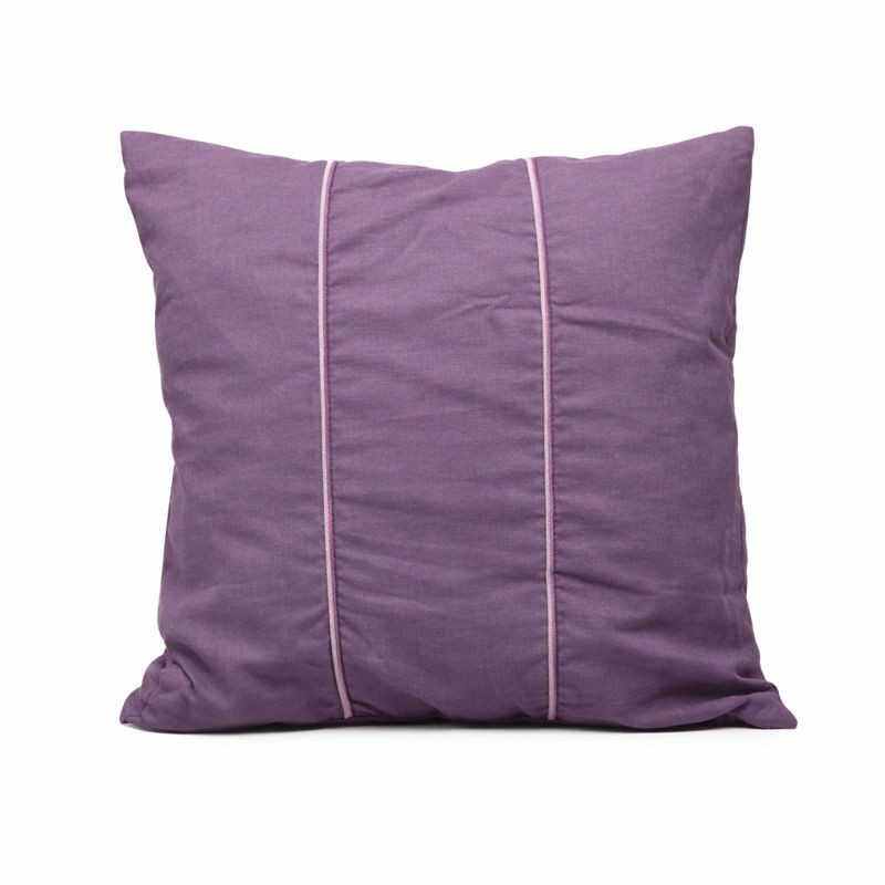 Decorative cushion cover striped design purple 40 × 40 cm Decorative cushion cover striped design purple 40 × 40 cm