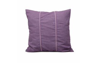 Decorative cushion cover striped design purple 40 × 40 cm