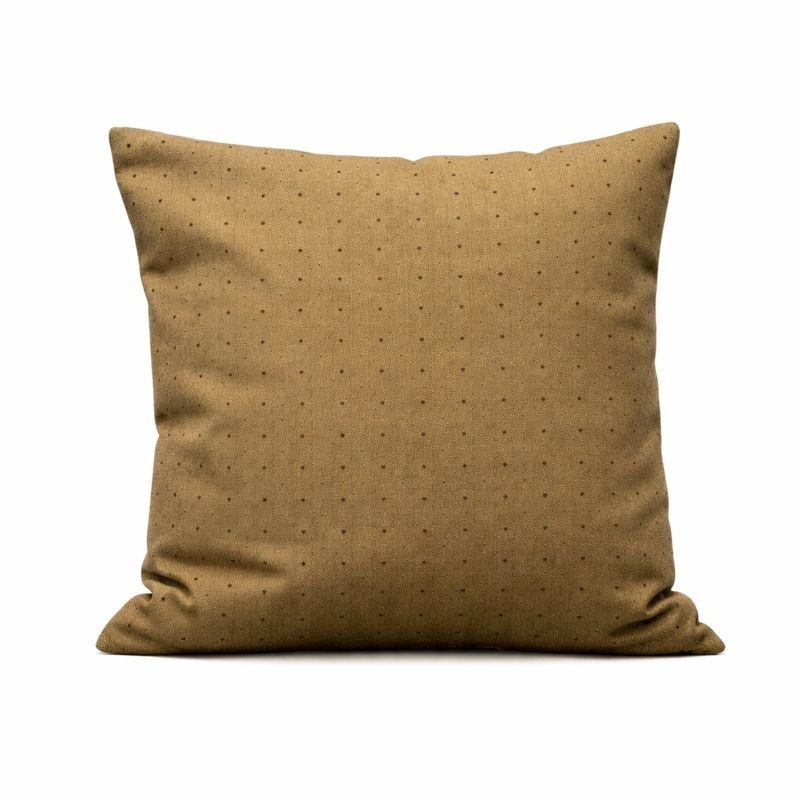 Housse de coussin décorative à pois 40 × 40 cm