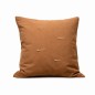Decorative cushion cover light brown with coarse thread design 40 × 40 cm Decorative cushion cover light brown with coarse thread design 40 × 40 cm