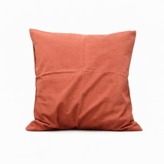 Cotton decorative cushion cover Namibian Sand orange 60 × 60 cm