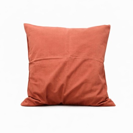 Cotton decorative cushion cover Namibian Sand orange 60 × 60 cm