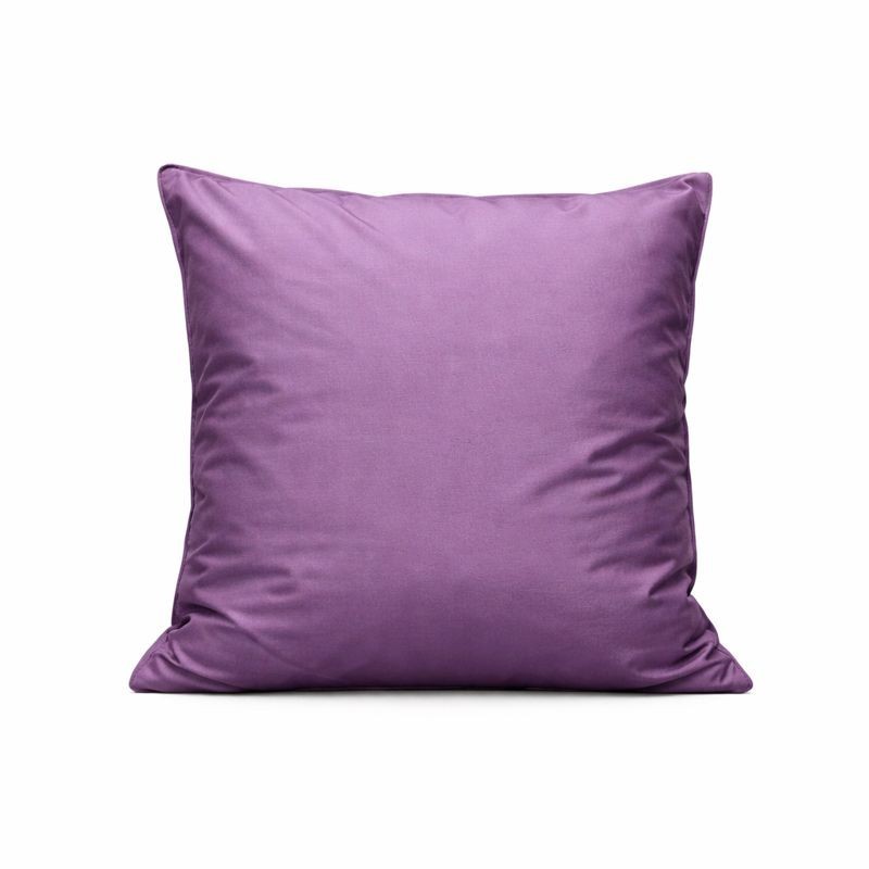 Purple satin decorative cushion cover 40 × 40 cm Purple satin decorative cushion cover 40 × 40 cm