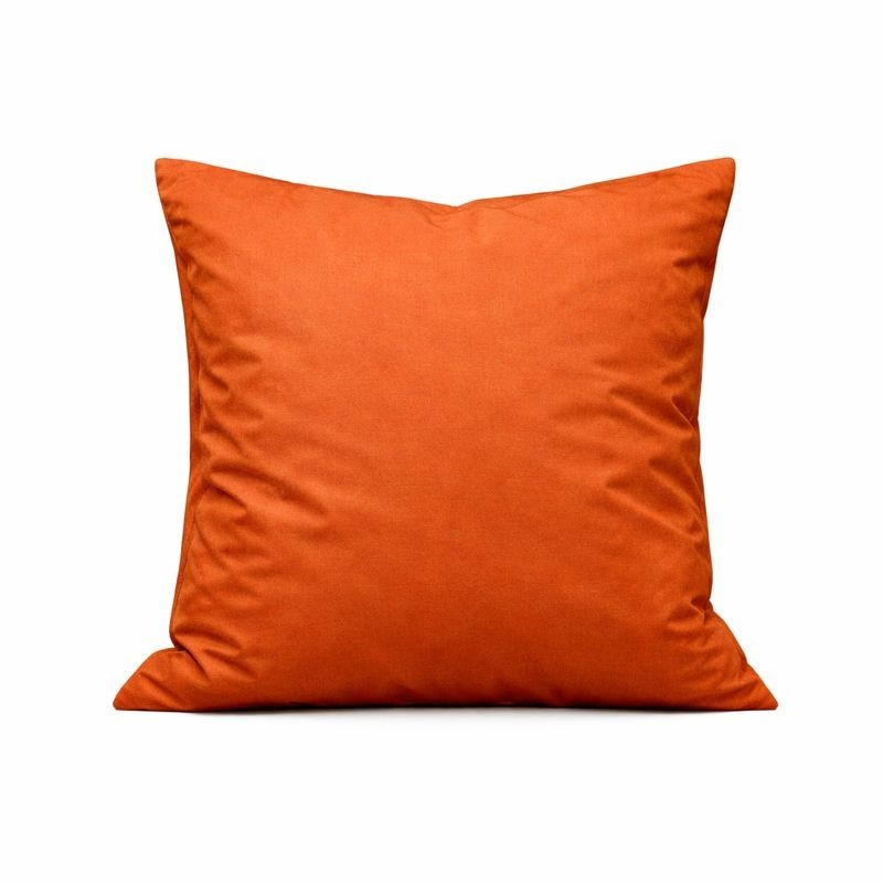 Orange satin decorative cushion cover 40 × 40 cm Orange satin decorative cushion cover 40 × 40 cm