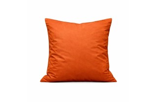 Orange satin decorative cushion cover 40 × 40 cm