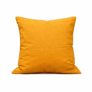 Yellow-orange cotton decorative cushion cover 40 × 40 cm