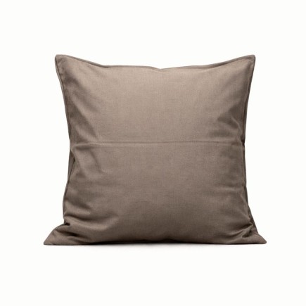 Clay-coloured cotton decorative cushion cover 40 × 40 cm