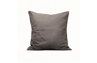 Grey cotton decorative cushion cover 40 × 40 cm