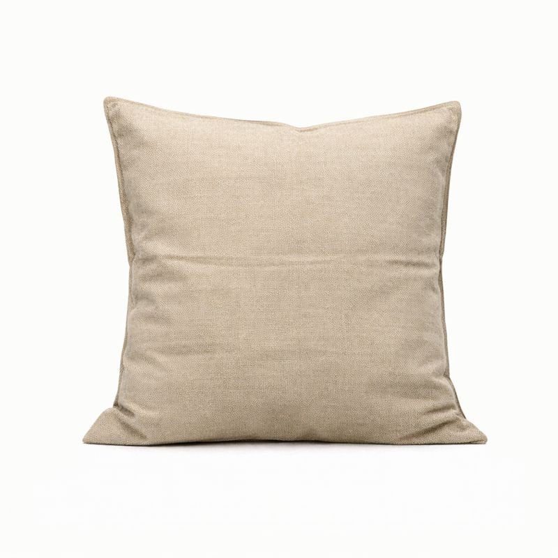 Cream cotton decorative cushion cover 40 × 40 cm