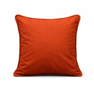 Rust brown cotton decorative cushion cover 40 × 40 cm