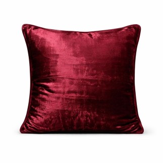 Sierkussenhoes fluweel bordeaux 40 × 40 cm