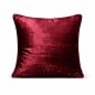 Bordeaux velvet decorative cushion cover 40 × 40 cm