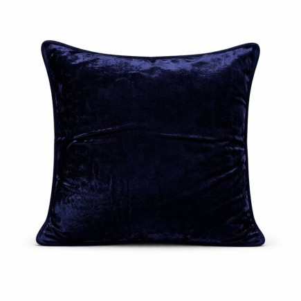Sierkussenhoes fluweel blauw 40 × 40 cm