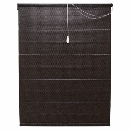 Pliable systeme rideau noir h 155 x br 120 cm.