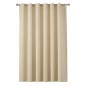 Curtain with wave pleat Cyprus White color H 240 x Br 2 x 100 cm