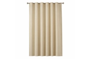 Curtain with wave pleat Cyprus White color H 240 x Br 2 x 100 cm
