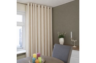 Gordijn met waveplooi kleur Cyprus White H 240 x Br 2 x 100 cm