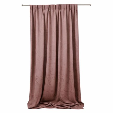 Brown Curtain with Dancing Figure Motif