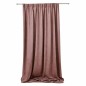 Brown Curtain with Dancing Figure Motif Brown Curtain with Dancing Figure Motif