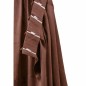 Brown Curtain with Dancing Figure Motif Brown Curtain with Dancing Figure Motif