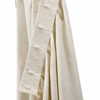 Rideau Marron avec Motif de Figures Dansantes – Modèle Showroom  1 Pan de 285 cm