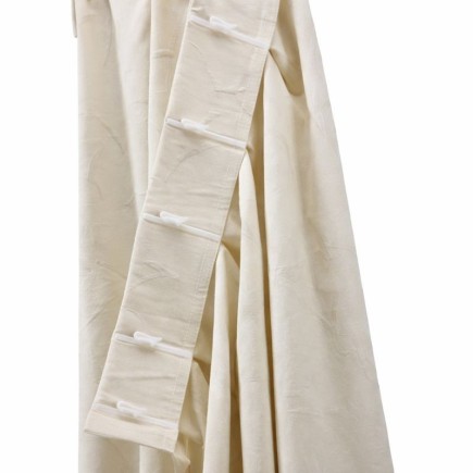 Brown Curtain with Dancing Figure Design – Showroom Model 1 Panel 285 cm Long