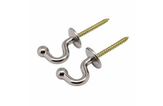 Embrasse hooks silver 40 x 30 mm 2 pcs.