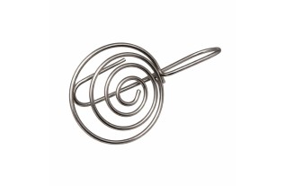 Support de rideau tirer de côté 110 x 60 mm nickel plaqué