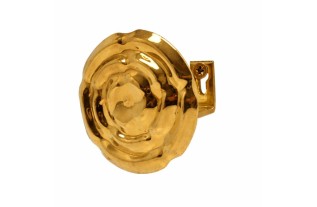 Porte embrasse Rosette en laiton 70 x 75 mm