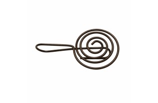 Curtain tie backs 110 x 60 mm black