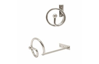 Swagholder Spiral chrome 55 mm length 14 cm