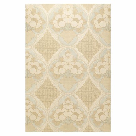 Vintage Retro Wallpaper – soft geometric floral design