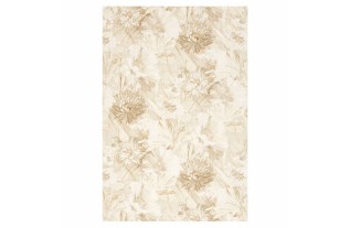 Vintage retro wallpaper – floral pattern in soft natural tones