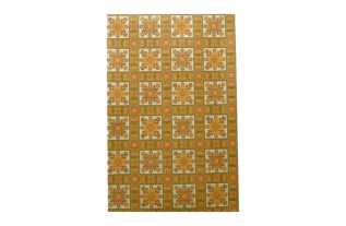 Papier peint rétro à motif graphique de carreaux