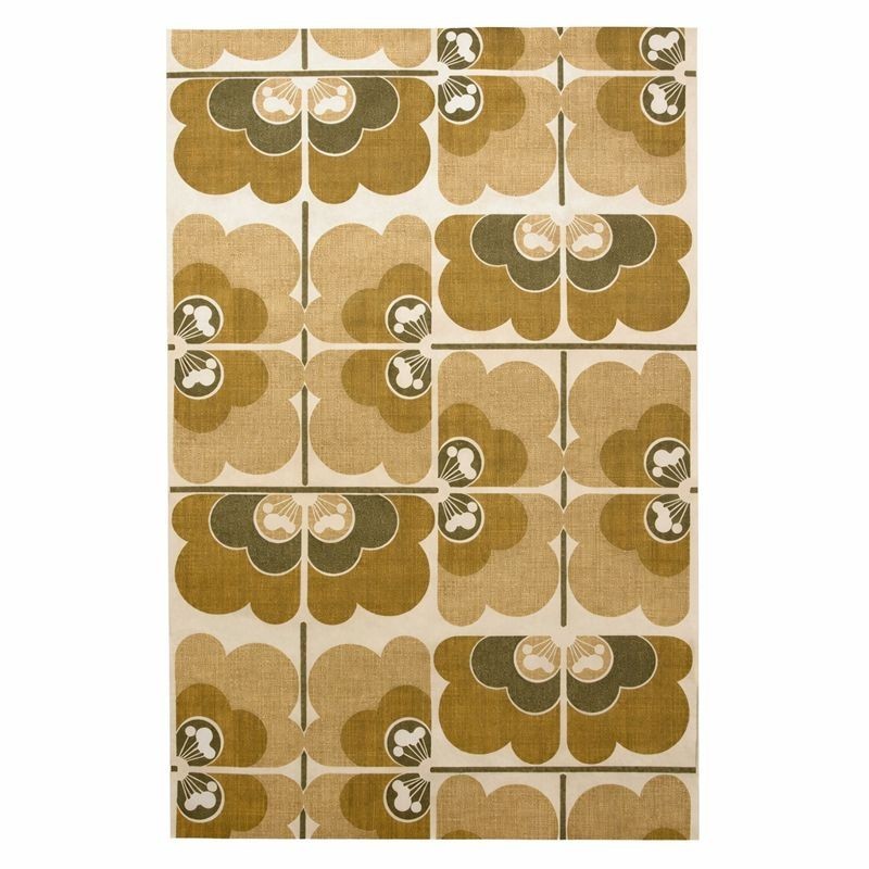 Vintage Retro Behang – grafische bloemen jaren 60/70 – patroonhoogte 42 cm – unieke rol Vintage Retro Behang – grafische bloemen jaren 60/70 – patroonhoogte 42 cm – unieke rol