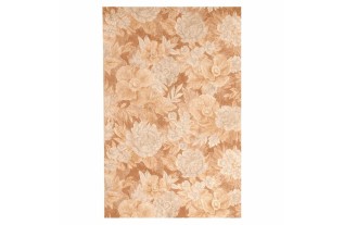 Vintage Retro Wallpaper – romantic floral wallpaper beige & brown