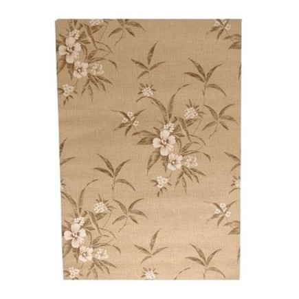 Vintage Retro Wallpaper – beige botanical wallpaper with delicate blossom