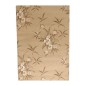 Vintage Retro Wallpaper – beige botanical wallpaper with delicate blossom