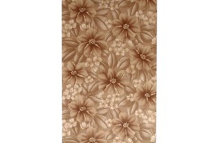 Papier peint rétro vintage – imprimé floral brun années 70 – raccord sauté