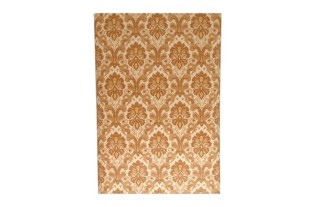 Vintage Retro Behang – klassiek barok damast in goud & caramel