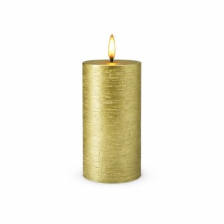 Uyuni LED candle color Gold 78 mm x 152 mm