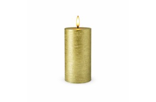 Uyuni LED kaars kleur Goud 78 mm x 152 mm