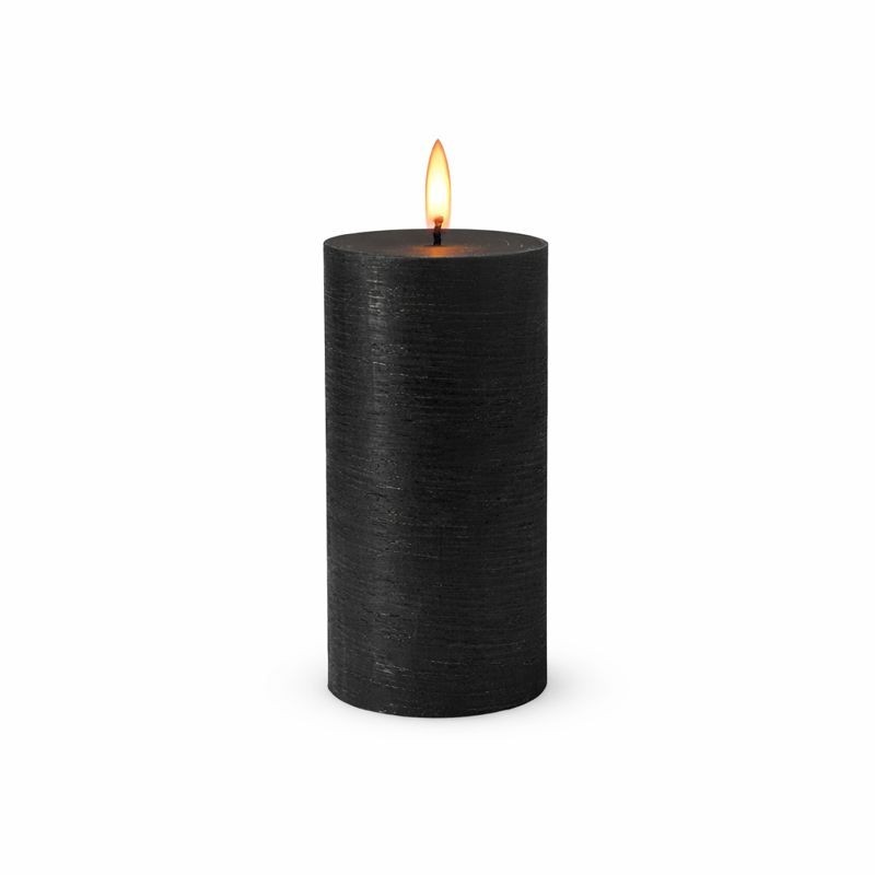 Uyuni LED candle color Cornwall Black 78 mm x 152 mm