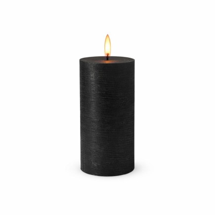 Uyuni LED candle color Cornwall Black 78 mm x 152 mm