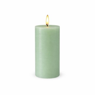 Bougie LED Uyuni couleur Peyote green 78 mm x 152 mm